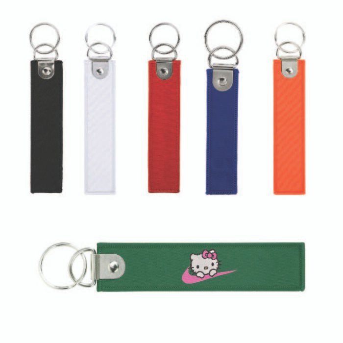 Custom Woven Flight Keytag