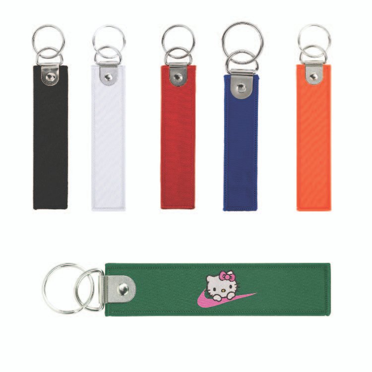 Custom Woven Flight Keytag