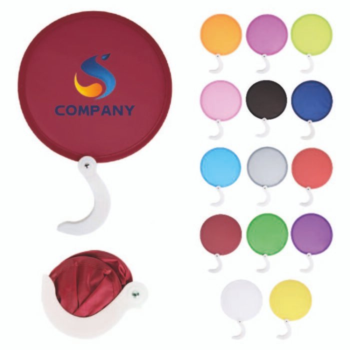 Outdoor Twist & Fold Hand Fan with Handle - Image 2