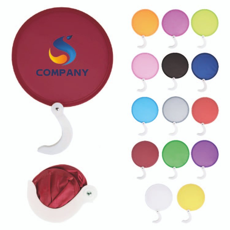 Outdoor Twist & Fold Hand Fan with Handle - Image 2