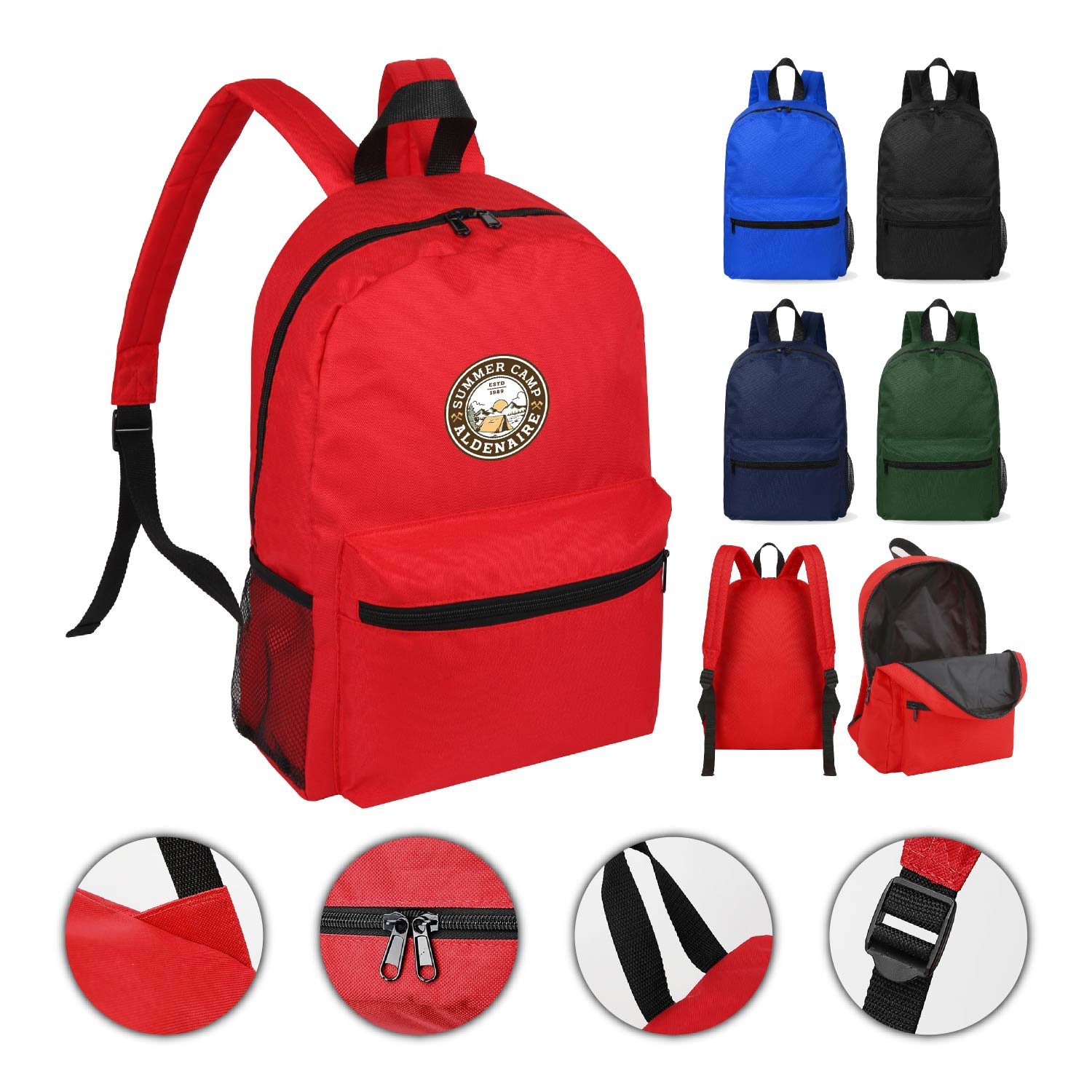 Custom School Backpack Heavy Duty 600D - Image 2