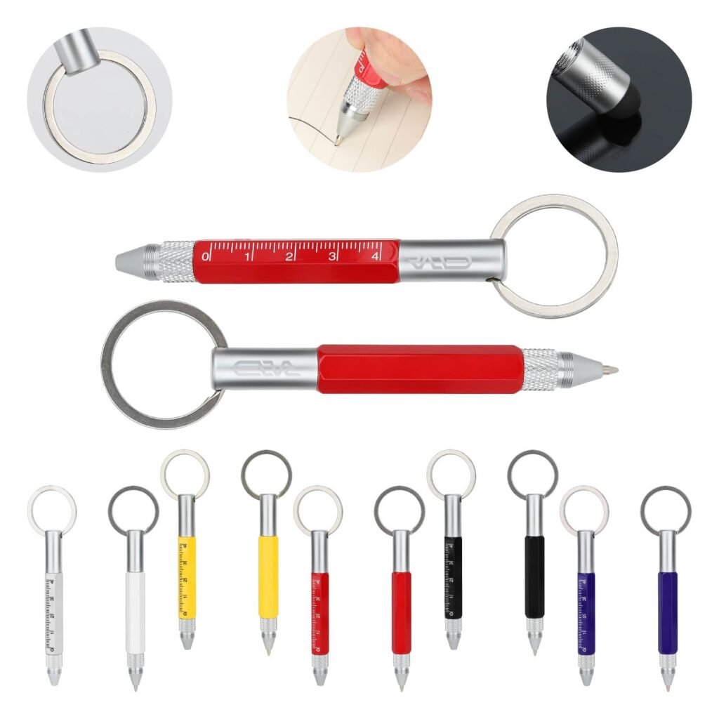 Custom 6âinâ1 Tool Pen Keychain